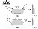 Τακάκια SBS 208HF (FA492)(FD486)